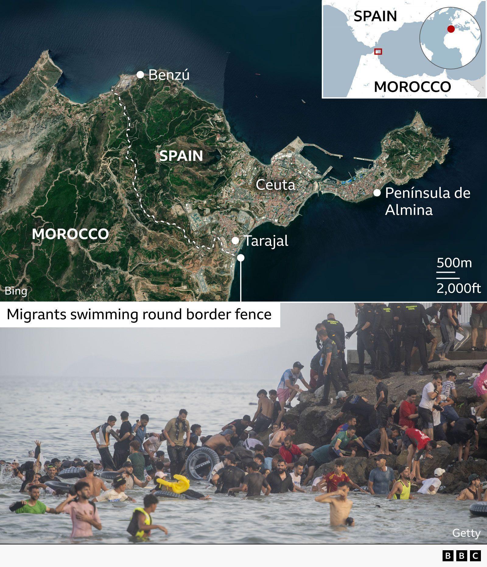 EU Urges Stronger Borders After Mass Migrant Influx at Spain’s Ceuta
