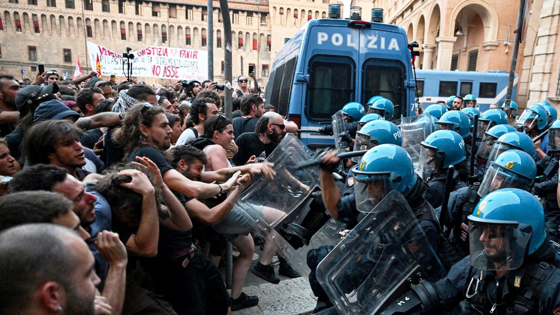 Bologna Protests Erupt After Moroccan Man Dies During Police Restraint