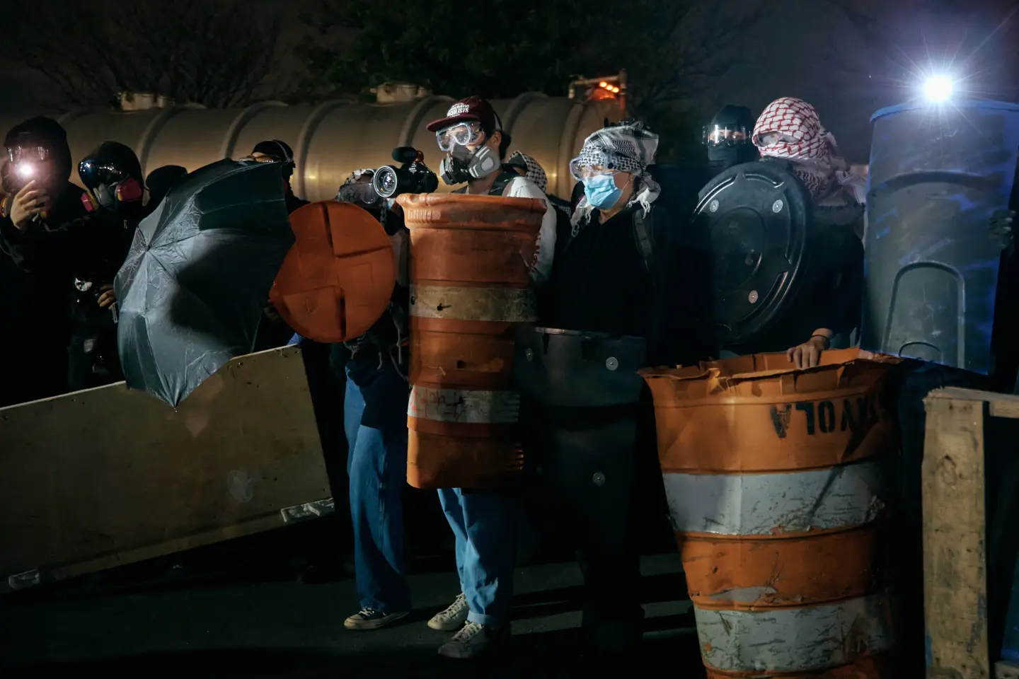 Protesters Clash With ICE Officers Outside Newark Detention Center