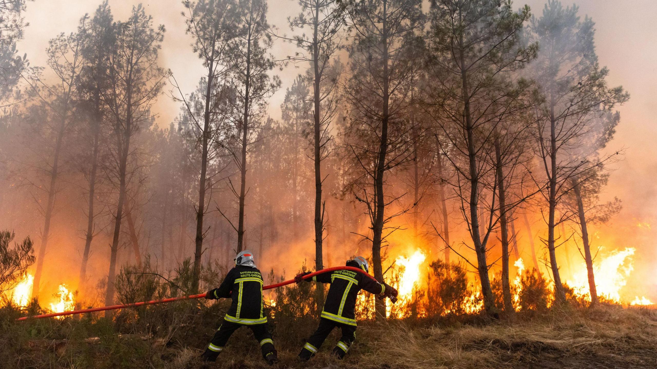 Wildfires grip France and Spain: residents describe wall of flames, fear and stress