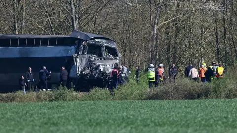 Tragic Collision: High-Speed Train Derails in France, Resulting in Driver's Death
