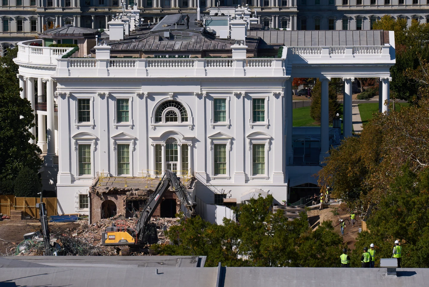 Controversy Brews Over White House East Wing Demolition for New Ballroom