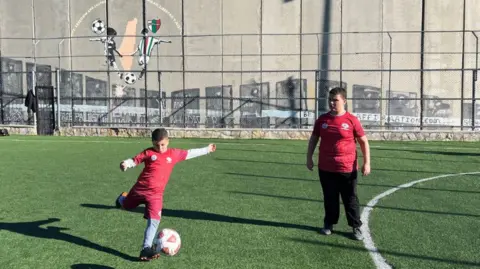 Imminent Threat to Palestinian Children's Football Pitch Amidst Division