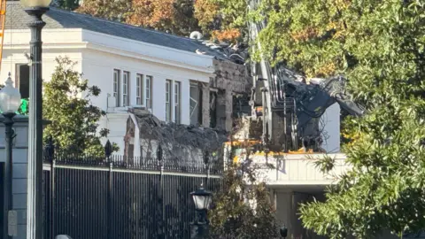 Demolition of East Wing Begins for Trump's New Ballroom at the White House